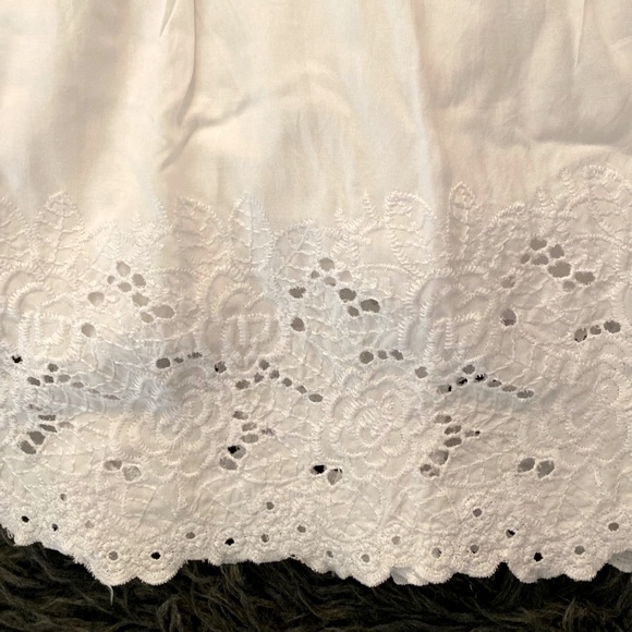 Sim & Sam White Lacey skirt S (cotton lining) - Picture 4 of 8